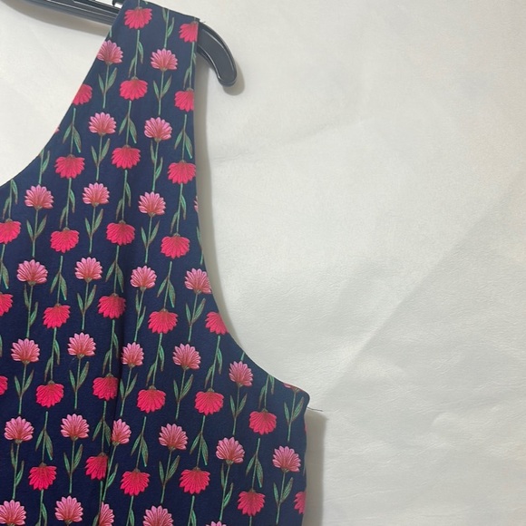 J. Crew Pink and Black Mini Dress - Picture 4 of 8